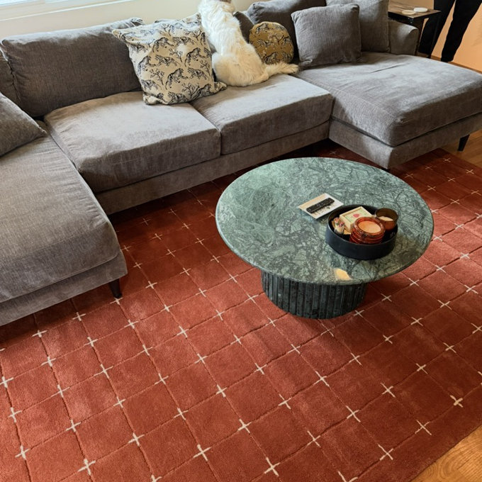 Brayden Studio® Genoa Tokay Pedestal Coffee Table & Reviews | Wayfair
